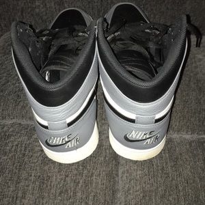 Black/white/gray Nike air Jordan 1 size 16